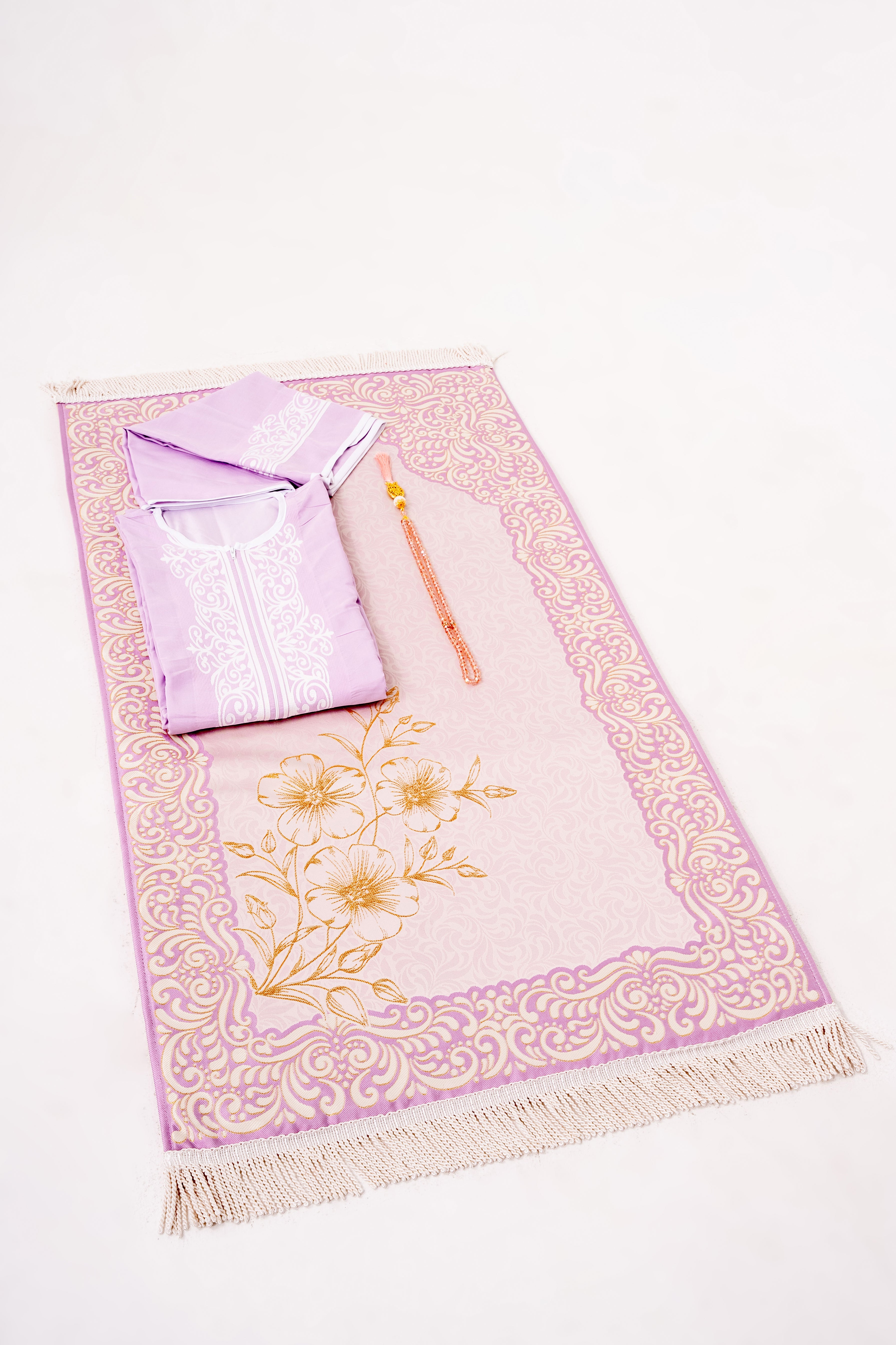 Zumurrud Süngerli Namaz Elbisesi