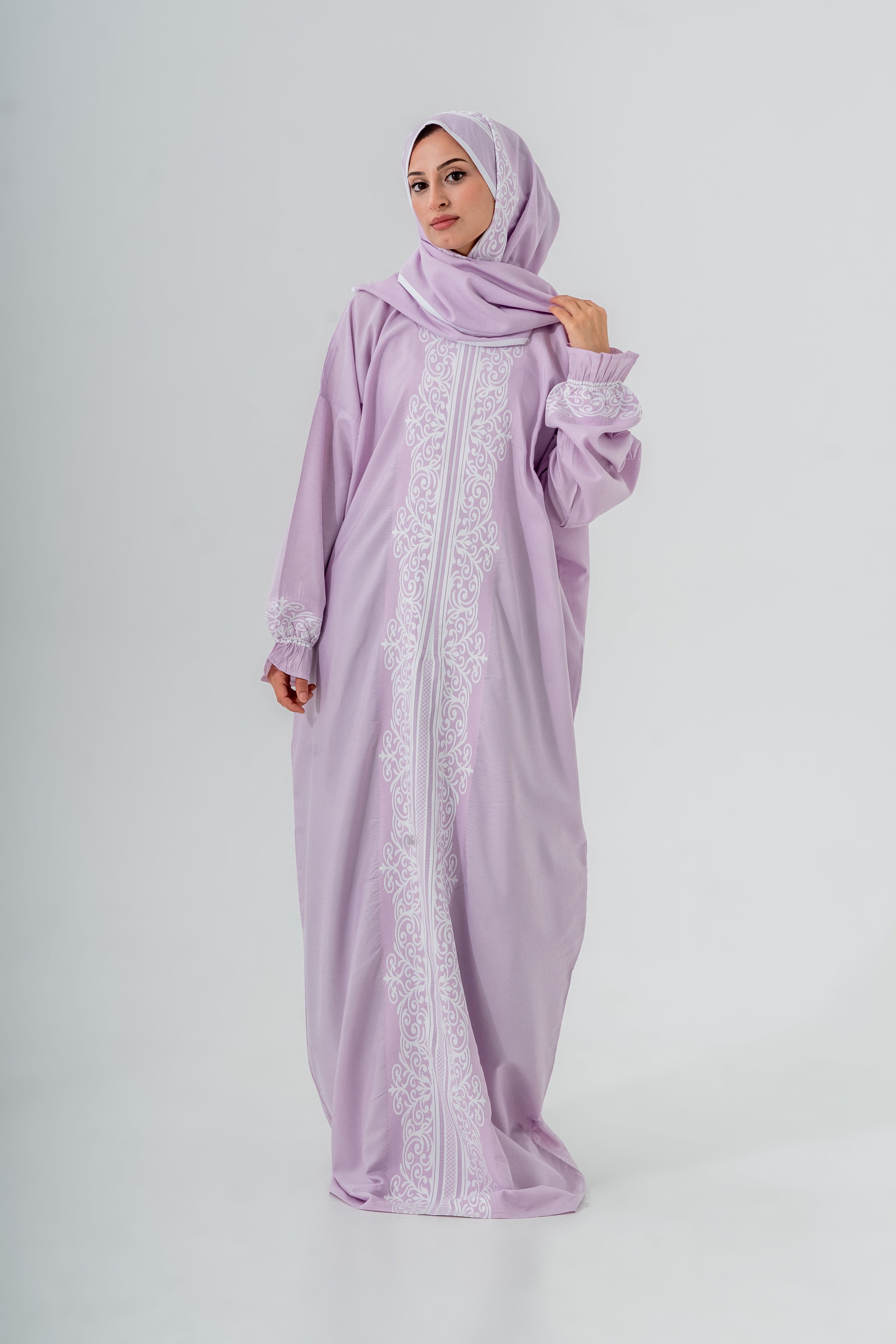 Luna Nakışlı Namaz Elbisesi