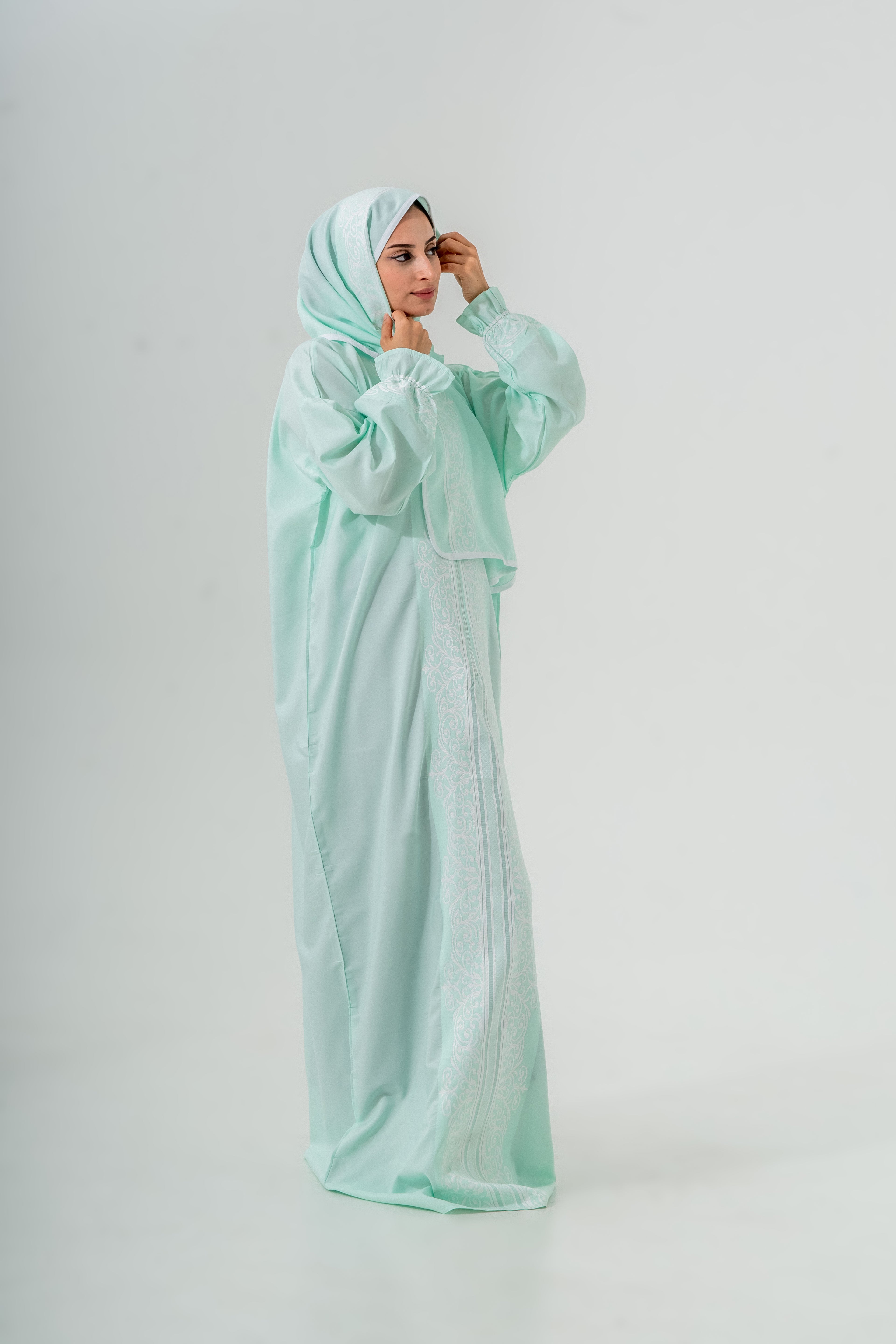 Zumurrud Süngerli Namaz Seti