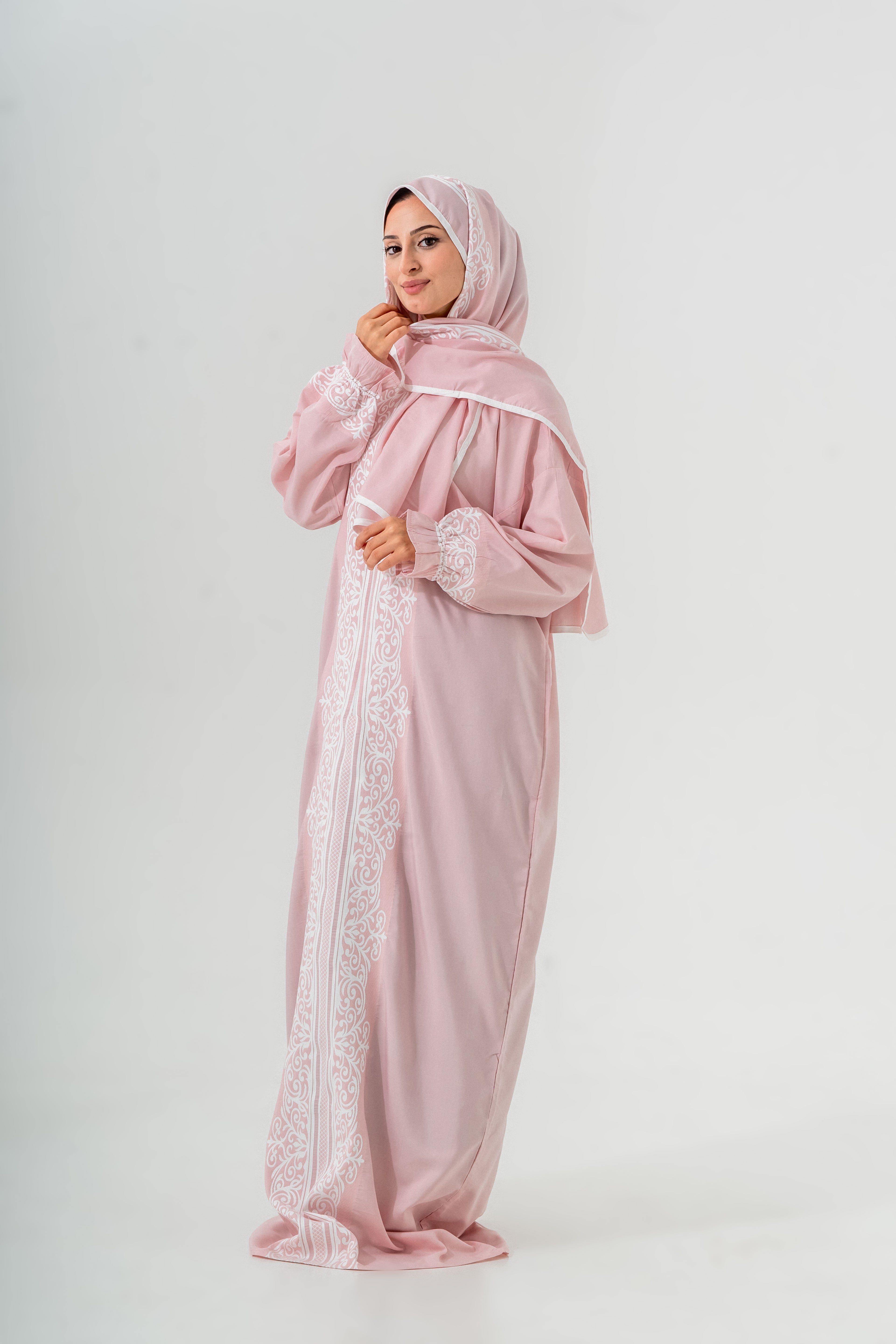 Luna Nakışlı Namaz Elbisesi